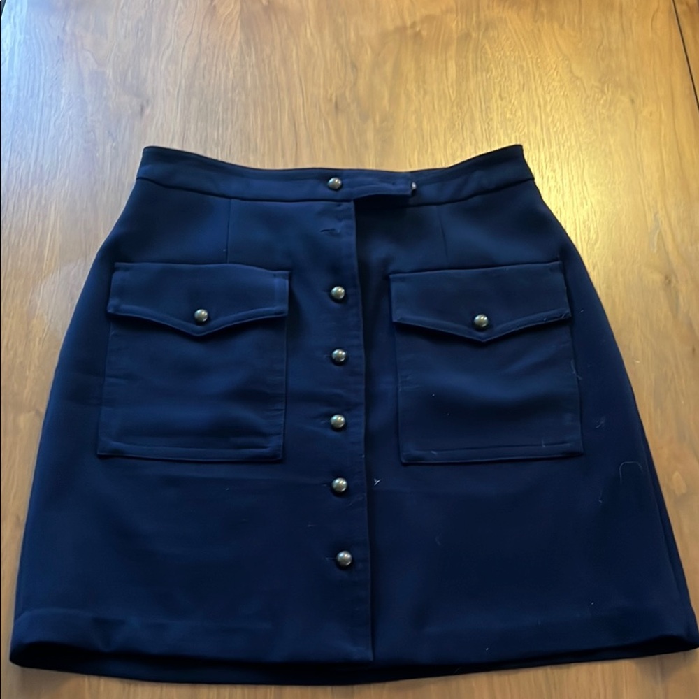 Nave blue Aline skirt